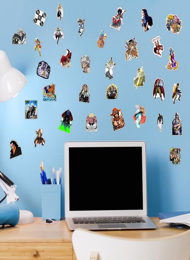 Pounchi Cool Anime Stickers (100 Pcs) Cartoon PVC Sticker, Gifts for Laptop Water Bottle Skateboard Party Supplies Decorations Teens Kids - Image 4